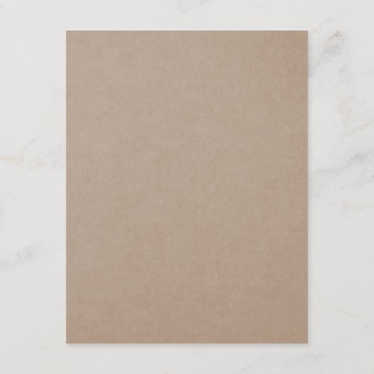 素朴フローラ | Kraftフェイクの結婚詳細カード エンクロージャーカード (裏面)