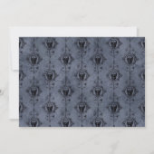 素朴フローラRaven Gothic結婚の写真 セーブザデート (裏面)