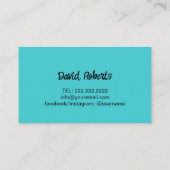 素朴フードトラック通りフェスティバルバンケータリング 名刺 (裏面)