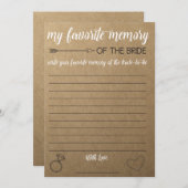 素朴ブライダルシャワーゲーお気に入りのム (正面/裏面)