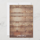 素朴ブライダルシャワービンゴゲーム (裏面)