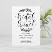 素朴ブライダルシャワーブランチ招待状 招待状 (スタンド正面)