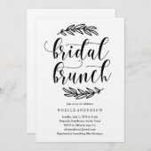 素朴ブライダルシャワーブランチ招待状 招待状 (正面/裏面)