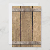 素朴ブライダルシャワー招待状 |フローラシックヴィンヤード 招待状 (裏面)