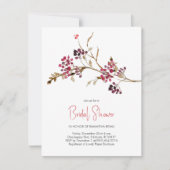 素朴ブライダルシャワー招待状 招待状 (正面)