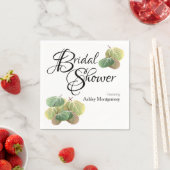 素朴ブライダルシャワー秋葉《植物》アスペン スタンダードカクテルナプキン (インサイチュ)