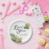 素朴ブライダルシャワー秋葉《植物》アスペン ペーパープレート (パーティー)