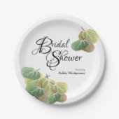 素朴ブライダルシャワー秋葉《植物》アスペン ペーパープレート (正面)