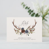 素朴ブルゴーニュ海軍フローラ結婚植物学 エンクロージャーカード (スタンド正面)