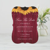 素朴ブルゴーニュ結婚ーの セーブザデート (スタンド正面)