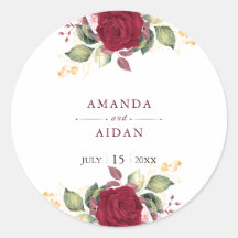 素朴ブルゴーニュ赤フローラ結婚ズ