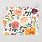 素朴ブルゴーニュ赤面結婚フローラ情報 エンクロージャーカード (裏面)