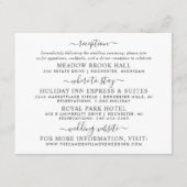 素朴ブルゴーニュ赤面結婚フローラ情報 エンクロージャーカード (正面)