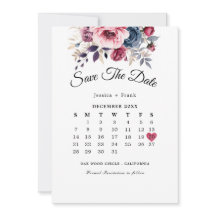 素朴ブルーブルゴーニュ&パープルフローラ結婚ズ