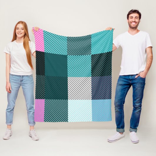 素朴プコンテンポラリーリ フリースブランケット (インサイチュ)