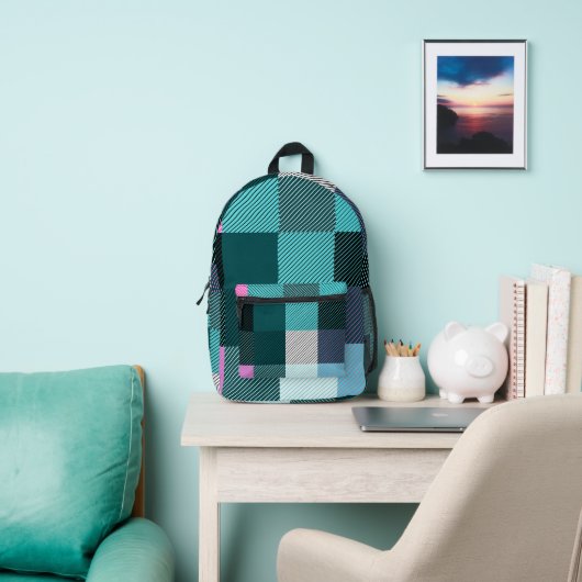 素朴プコンテンポラリーリ プリントバックパック (インサイチュ)