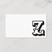 素朴プロフェッショナルモノグラム芝生整備 名刺 (裏面)