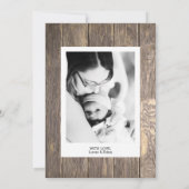 素朴ベビーフォト誕生 案内状 (裏面)