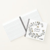 素朴ベリーリース《鳥》アメリカゴガラ感謝報 ノートブック (内部)