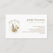 素朴ベーカリーエレガントシェフ 名刺 (裏面)