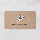 素朴ベーカリー名刺 | クラフト 名刺 (正面)