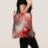 素朴ホリデーウォーターカラートートバッグ トートバッグ (クローズアップ)