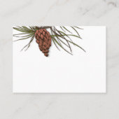 素朴ホリデーパーソナライズされた業 名刺 (裏面)