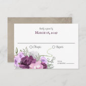 素朴ホースシューズ&フラワーズバーンウッド招待状 招待状 (正面/裏面)