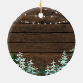 素朴ポップ・アートのポップ・アートのクリスマス飾り セラミックオーナメント (裏面)