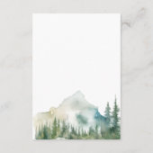 素朴マウンテンレイクシーンウォーター詳細 エンクロージャーカード (裏面)