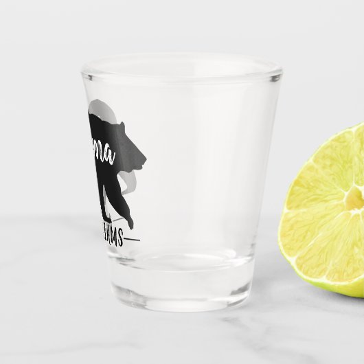 素朴マベアモノグラムファミリー名 ショットグラス (右)