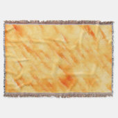 素朴マンゴー黄色のテクスチャ絵画の スローブランケット (正面)