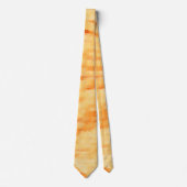 素朴マンゴー黄色のテクスチャ絵画の ネクタイ (正面)