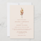 素朴ミニマルエレガント結婚の |招待状 招待状 (正面)