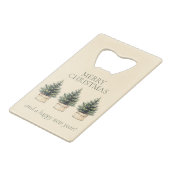 素朴ミニマルツリー クレジットカード栓抜き (裏面アングル)