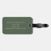 素朴ミニマルツリー ラゲッジタグ (裏面横)