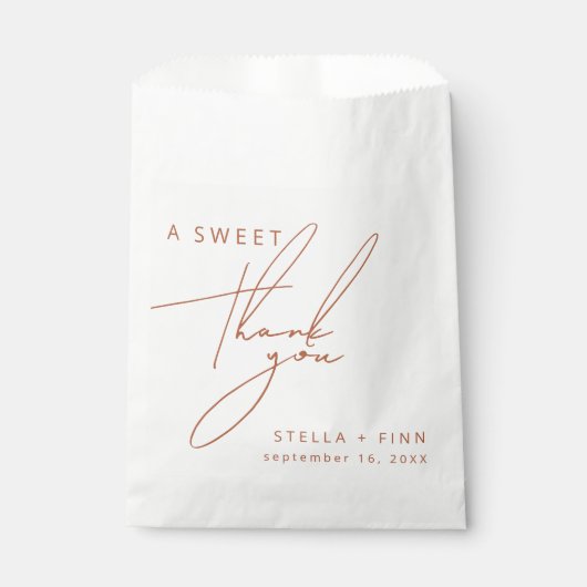 素朴ミニマルテラコッタスウィートサンキュー結婚ズ フェイバーバッグ (正面)