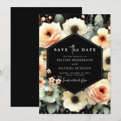 素朴ミニマル桃結婚病 セーブザデート (正面/裏面)