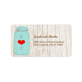 素朴メイスンの図解入りの、写真付きの結婚瓶 ラベル