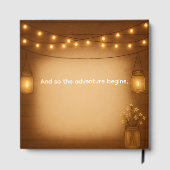 素朴メイソン結婚ジャーのゲストブック ゲストブック (裏面)