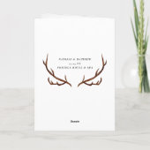 素朴メイド・オブ・オーナー（花嫁付き添い人） カード (裏面)