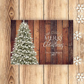 素朴メリークリスマス シーズンカード
