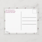 素朴メリー結婚した&書道の休日の写真 シーズンポストカード (裏面)