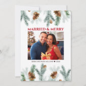 素朴メリー結婚したPine Cones写真 シーズンカード (正面)