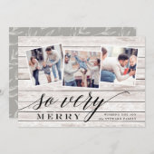 素朴メリー | ホリデーフォトコラージュカード シーズンカード (正面/裏面)
