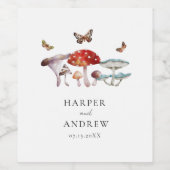 素朴モガ結婚ス ワインラベル (シングルラベル)