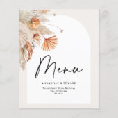 素朴モダンな植物性パンパ結婚スグラス (正面)