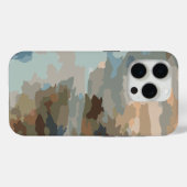 素朴モダンな自然色の形オーガニック状 Case-Mate iPhoneケース (裏面 (横))