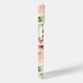 素朴モダンアイボリーピンク褐色の水色の花 Case-Mate iPhoneケース (裏面 / 右)