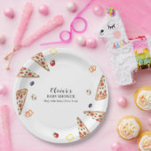 素朴モダンイタリアンスライス ペーパープレート (パーティー)